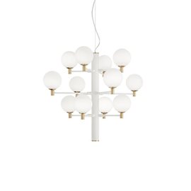 COPERNICO SP12 závěsné svítidlo 12x G9 LED 3W 370lm 3000K 71cm IP20, bílé