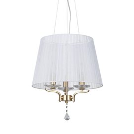 PEGASO SP3 závěsné svítidlo 3x E14 40W bez zdroje 40cm IP20, saténová mosaz