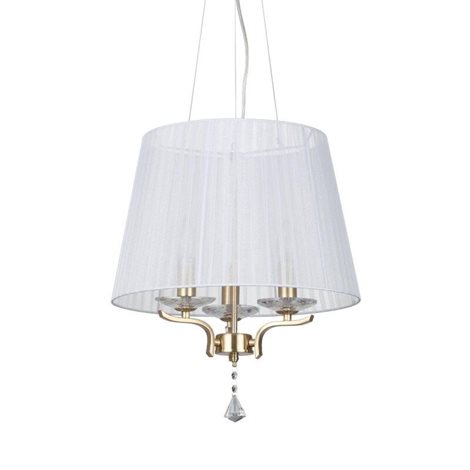 PEGASO SP3 závěsné svítidlo 3x E14 40W bez zdroje 40cm IP20, saténová mosaz