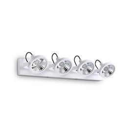 GLIM PL4 přisazené bodové svítidlo 4x GU10 LED 10W 800lm 3000K 65,5cm IP20, bílé