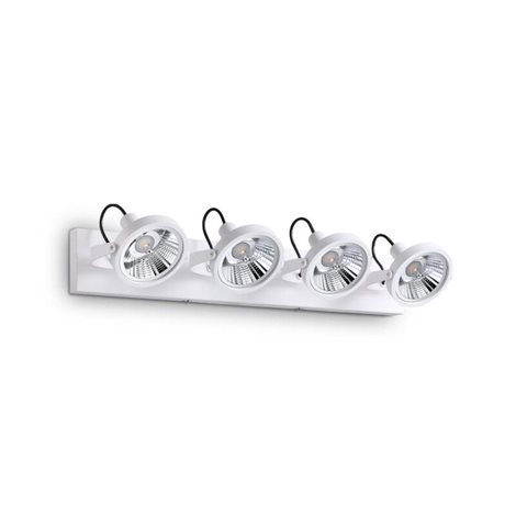 GLIM PL4 přisazené bodové svítidlo 4x GU10 LED 10W 800lm 3000K 65,5cm IP20, bílé 1