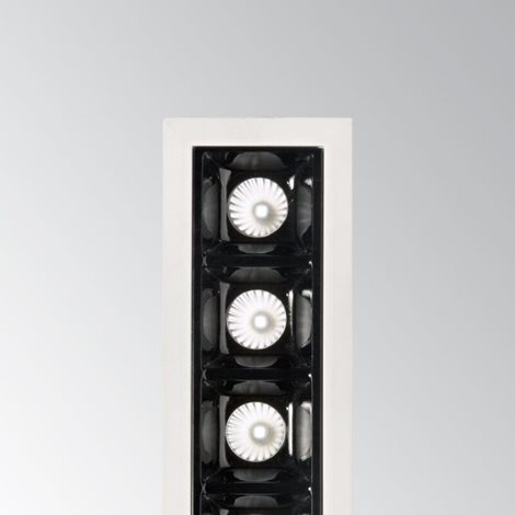 LIKA FI2 TRIM stropní zápustné svítidlo 6W 480lm 3000K IP20, bílo-černé 4
