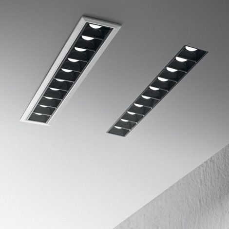 LIKA FI10 TRIM stropní zápustné svítidlo 20W 1750lm 3000K IP20, bílo-černé 6