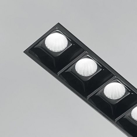 LIKA FI10 TRIMLESS stropní zápustné svítidlo 20W 1750lm 3000K IP20, černé  2