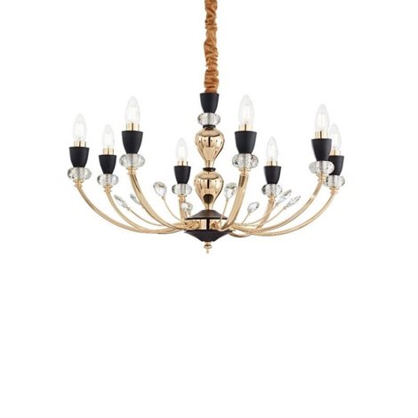 VANITY SP8 závěsné svítidlo 8x E14 40W bez zdroje 71cm IP20, zlaté