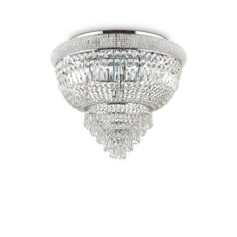 DUBAI PL6 stropní přisazené svítidlo 6x E14 4W bez zdroje 52cm IP20, chromové 1