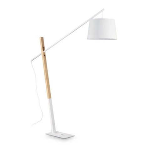EMINENT PT1 stojací lampa 1x E27 60W bez zdroje 230cm IP20, bílá 1