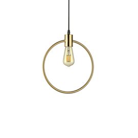 ABC SP1 závěsné svítidlo 1x E27 70W bez zdroje 29,5cm kulaté IP20, mosazné