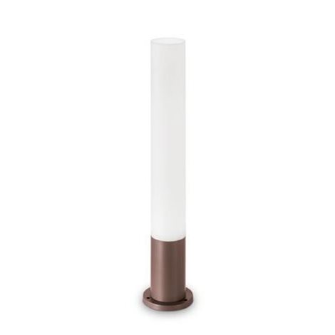 EDO OUTDOOR PT1 venkovní sloupkové svítidlo 1x GX53 15W bez zdroje 80cm kulaté IP44, hnědé 1