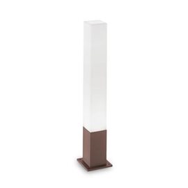 EDO OUTDOOR PT1 venkovní sloupkové svítidlo 1x GX53 15W bez zdroje 79cm hranaté IP44, hnědé