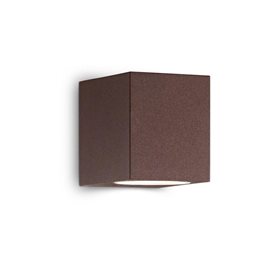 UP AP1 venkovní nástěnné svítidlo 1x G9 15W bez zdroje 8cm hranaté IP44, hnědé