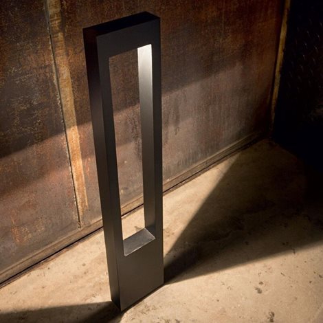VEGA PT1 venkovní sloupkové svítidlo 1x G9 15W bez zdroje 80cm IP44, kávově hnědé 2