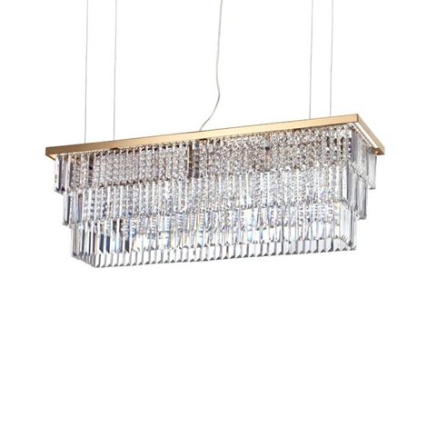 MARTINEZ SP8 závěsné svítidlo 8x E14 40W bez zdroje 103cm IP20, zlaté