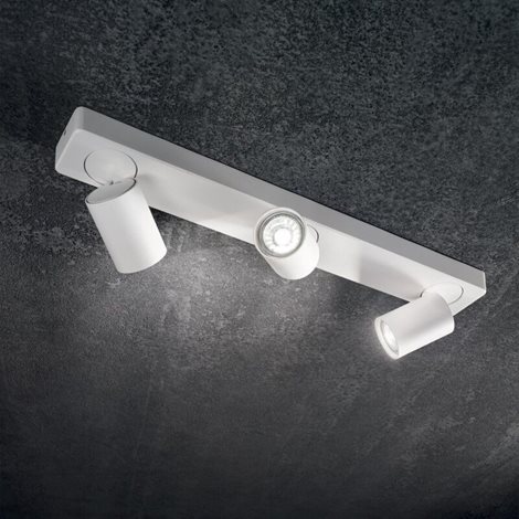 RUDY PL3 přisazené bodové svítidlo 3x GU10 LED 7W 610lm 3000K 54cm IP20, černé 2