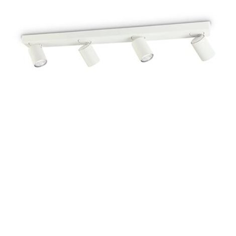 RUDY PL4 přisazené bodové svítidlo 4x GU10 LED 7W 610lm 3000K 76cm IP20, bílé