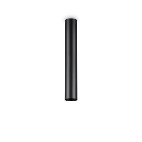 LOOK PL1 H40 stropní přisazené svítidlo 1x GU10 LED 7W 610lm 3000K 40x6cm kulaté IP20, černé