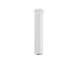SKY PL1 stropní přisazené svítidlo 1x GU10 LED 7W 610lm 3000K hranaté 40cm, bílé