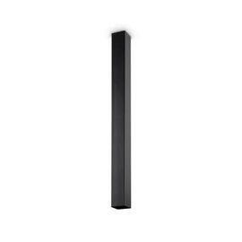 SKY PL1 stropní přisazené svítidlo 1x GU10 LED 7W 610lm 3000K hranaté 75cm, černé