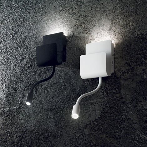 PROBE AP2 nástěnné LED svítidlo 9W 700lm 3000K IP20, černé 2