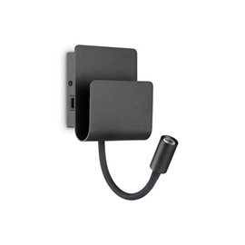 PROBE AP2 nástěnné LED svítidlo 9W 700lm 3000K IP20, černé