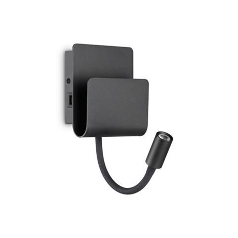 PROBE AP2 nástěnné LED svítidlo 9W 700lm 3000K IP20, černé 1