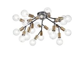 SPARK PL20 stropní přisazené svítidlo 20x E27 25W bez zdroje 80cm IP20, černé