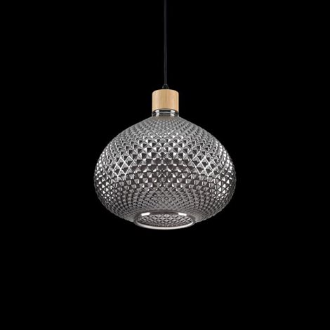 BERGEN-3 SP1 závěsné svítidlo 1x E27 60W bez zdroje 30cm IP20, kouřově šedé 2