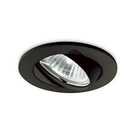 SWING podhledové svítidlo 1x GU10 50W bez zdroje 8,2cm IP20, černé