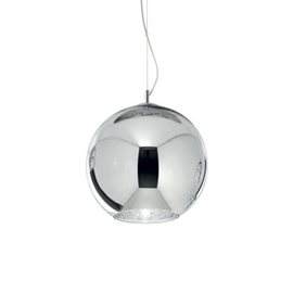 NEMO SP1 D20 závěsné svítidlo 1x E27 60W bez zdroje 20cm IP20, chromové
