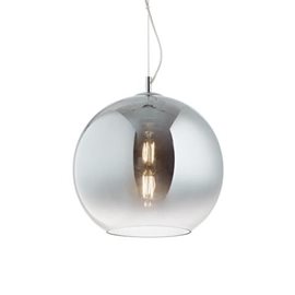 NEMO SP1 D40 závěsné svítidlo 1x E27 60W bez zdroje 40cm IP20, stínovaný chrom