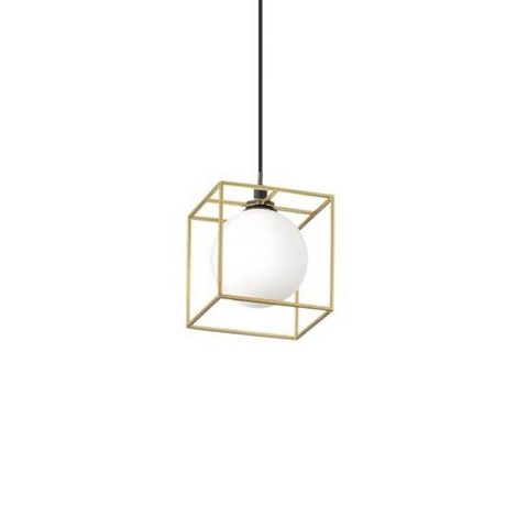 LINGOTTO SP1 závěsné svítidlo 1x G9 LED 3W 370lm 3000K 12cm IP20, černo-mosazné