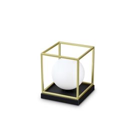 LINGOTTO TL1 BIG stolní lampa 1x E14 40W bez zdroje 18,5cm IP20, černo-mosazné