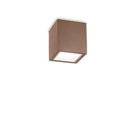 TECHO PL1 stropní přisazené svítidlo 1x GU10 20W bez zdroje 9cm IP54, hnědé