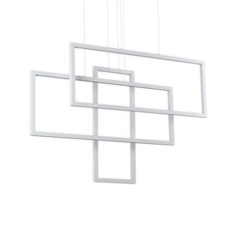FRAME SP závěsné LED svítidlo 93W 10700lm 3000K 103cm obdélníkové IP20, bílé 