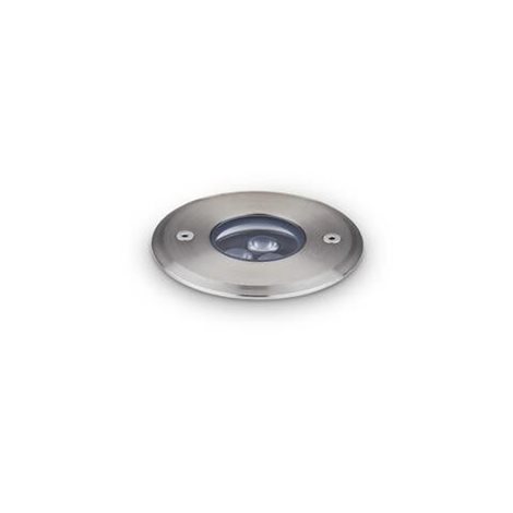 FLOOR venkovní zemní zápustné svítidlo LED 3W 310lm 3000K 9cm IP67, ocelové