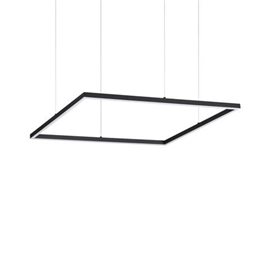 ORACLE SLIM závěsné LED svítidlo 41W 4350lm 3000K On-Off 70cm hranaté IP20, černé
