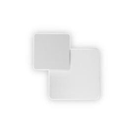 POUCHE AP nástěnné LED svítidlo 14W 1300lm 3000K 25cm hranaté IP20, bílé
