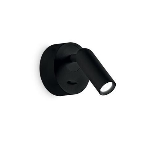 BEAN AP nástěnné svítidlo LED 3W 280lm 3000K kulaté IP20, černé