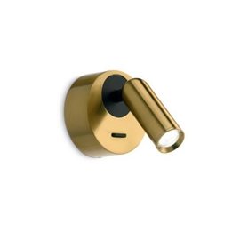 BEAN AP nástěnné svítidlo LED 3W 280lm 3000K kulaté IP20, mosazné