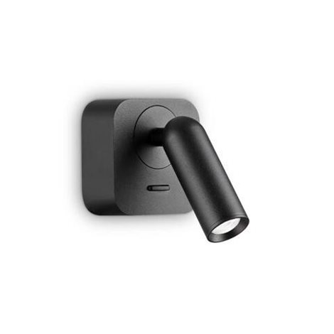 BEAN AP nástěnné svítidlo LED 3W 280lm 3000K hranaté IP20, černé