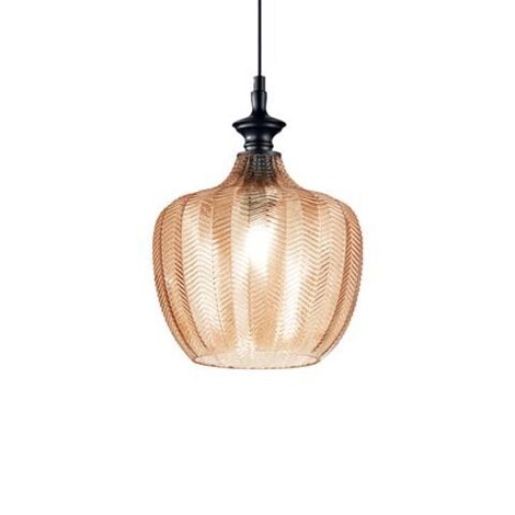 LORD SP1 závěsné svítidlo 1x E27 60W bez zdroje 23cm IP20, jantarové