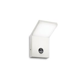 STYLE AP venkovní nástěnné LED svítidlo se senzorem 9,5W 1050lm 3000K IP54, bílé