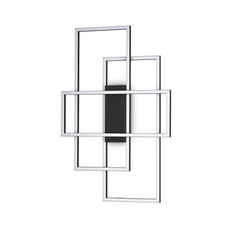 FRAME PL přisazené svítidlo LED 31W 4250lm 41cm obdélníkové IP20, černé