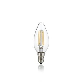 OLIVA TRASPARENT LED filamentová žárovka E14 4W 450lm 2700K čirá, nestmívatelná