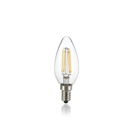 OLIVA TRASPARENT LED filamentová žárovka E14 4W 450lm 2700K čirá, nestmívatelná