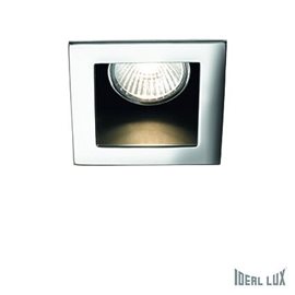 FUNKY FI1 podhledové svítidlo 1x GU10 50W bez zdroje 9cm hranaté IP20, chromové