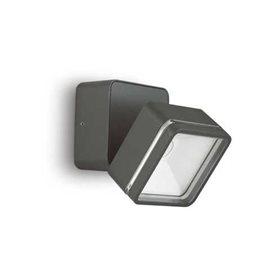 OMEGA AP venkovní nástěnné svítidlo LED 7W 650lm 4000K 9cm hranaté IP54, antracitové