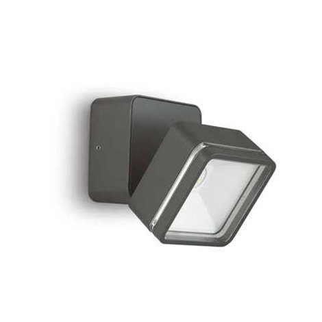OMEGA AP venkovní nástěnné svítidlo LED 7W 650lm 4000K 9cm hranaté IP54, antracitové 1