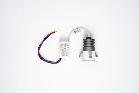 CUP R mini round LED 3W 3000K, prům.35mm, černá 6
