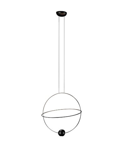 ELARA MEDIUM závěsné svítidlo LED 27W 2100lm + 800lm 2700K 60cm IP20, extra matně černé 1